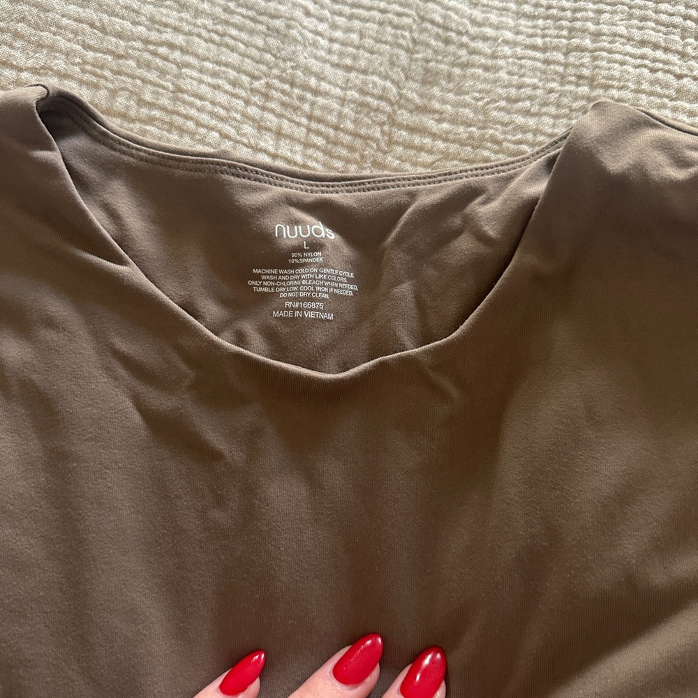 Nuuds Long Sleeve Crewneck Bodysuit